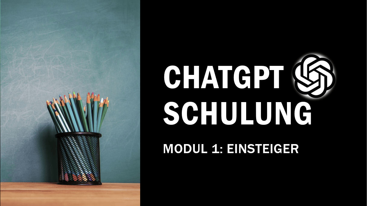 ChatGPT Schulung Training Kurs